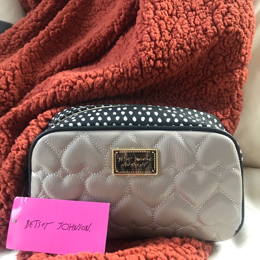 Betsey Johnson makeup bag